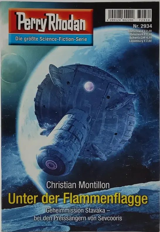 Romanheft Perry Rhodan Unter der Flammenflagge Erstauflage Nr.2934 - Bild 2