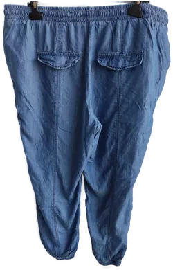 Damenhose, blau - Gr. 48 - Bild 2