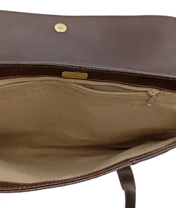 Aigner Damen Handtasche / Laptoptasche aus Leder braun - Bild 3