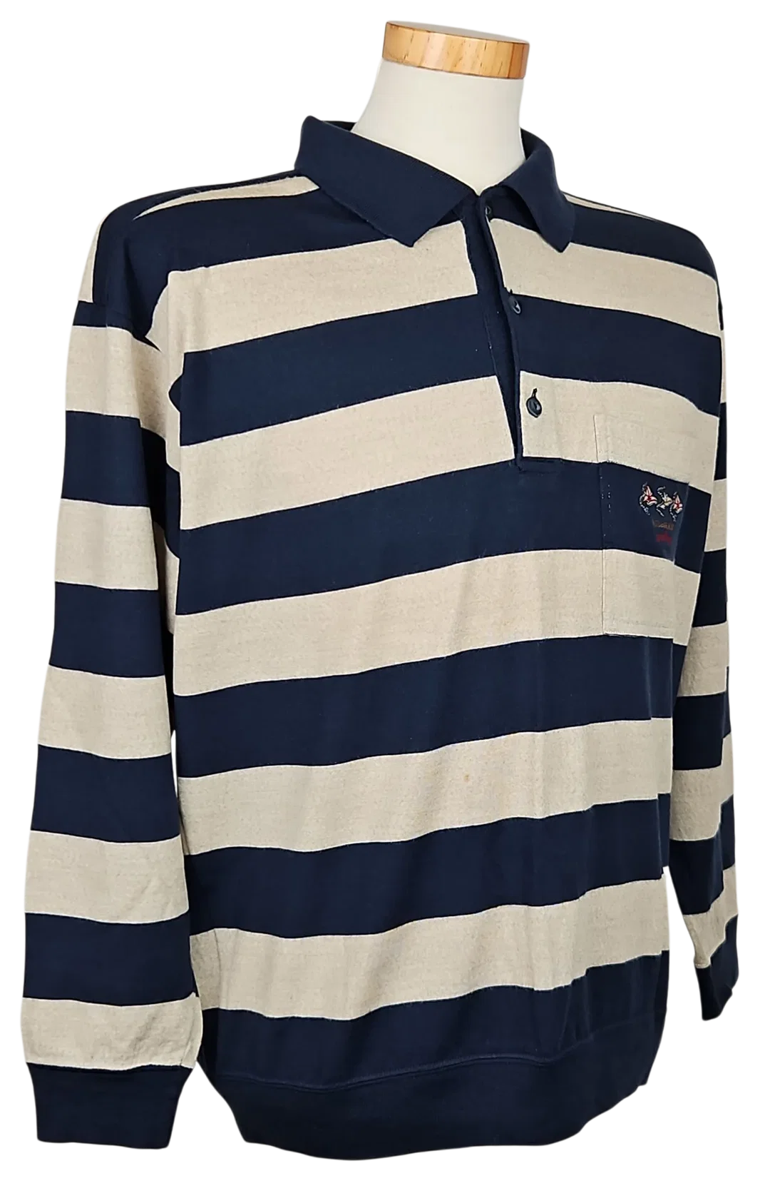 PAUL & SHARK Yachting Herren Wollpullover, marine/grau - Gr. XL  – Bild 2