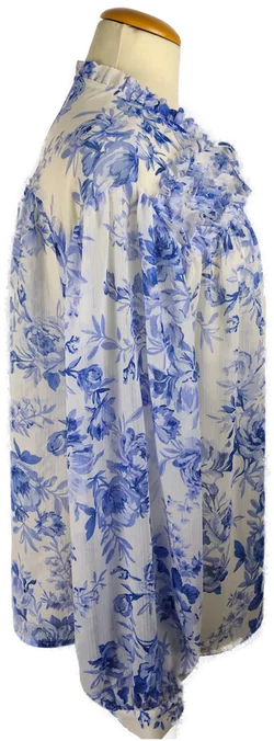 Zara Bluse Geblümt Polyester | Jeans-Begleiter - Bild 4