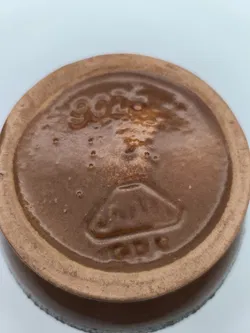 Krug, Strehla, Keramik braun - Bild 3