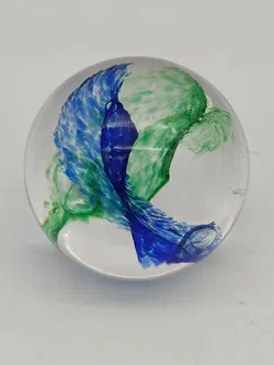 Vintage Briefbeschwerer aus Glas  - Bild 2