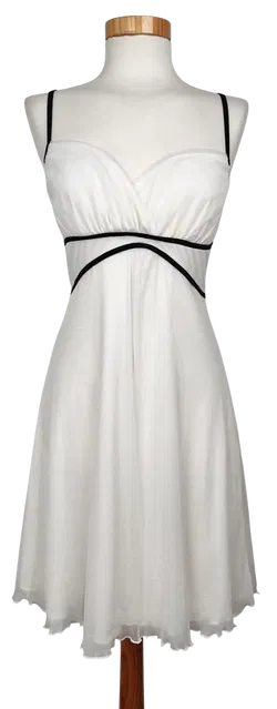 AMISU Damen Midikleid, weiß - Gr. S  - Bild 1