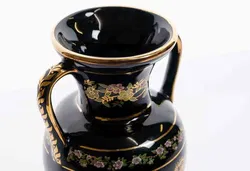 Griechische Amphore - Vase mit Golddekor  - Bild 3