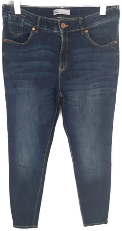 Damen Stretch-Jeans Super Skinny in Dunkelblau, Größe 42 - Bild 1