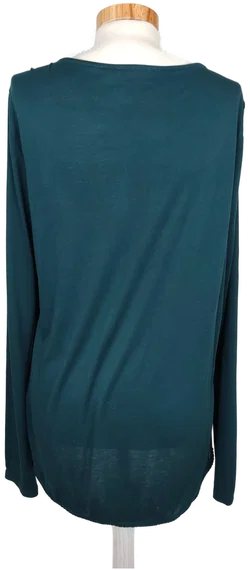 Orsay Damen Bluse dunkelgrün - L/40 – Vorschau 2