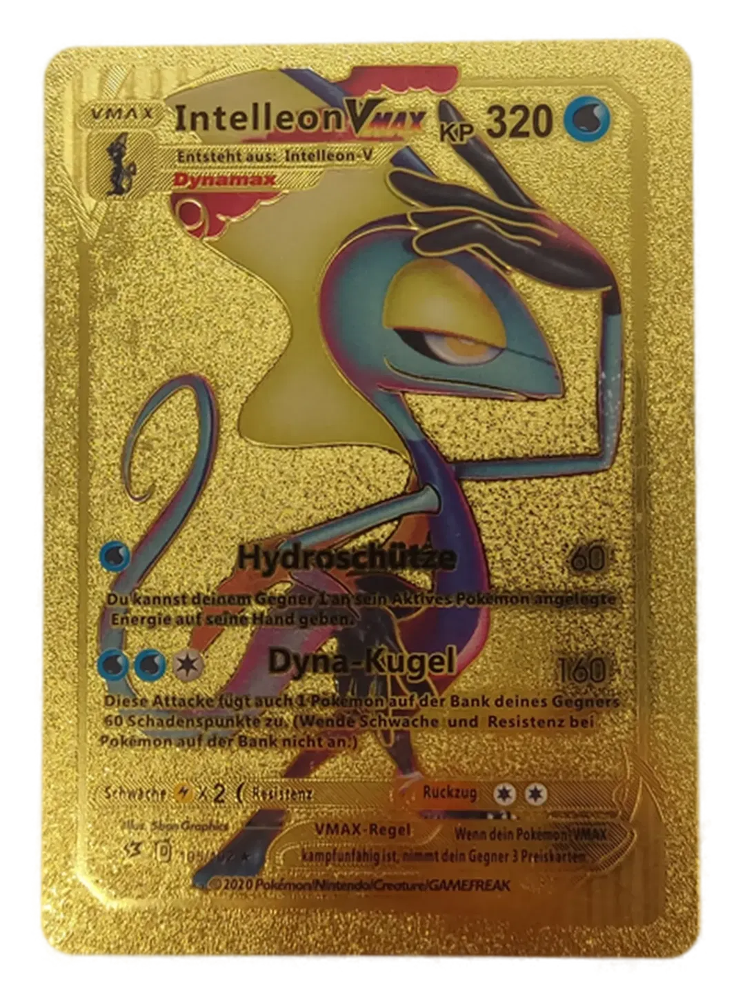  Pokémon Sammelkarte Goldfolie Intelleon Vmax - Bild 4