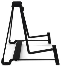 3-teiliges Set aus Notenständer, Gitarrenständer und Gitarrenfußbank in schwarz - Bild 10