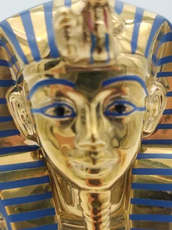 Goldener Maske von Tutanchamun Porzellan & Zertifikat von Franklin Mint | Limitierte Rarität - Bild 5