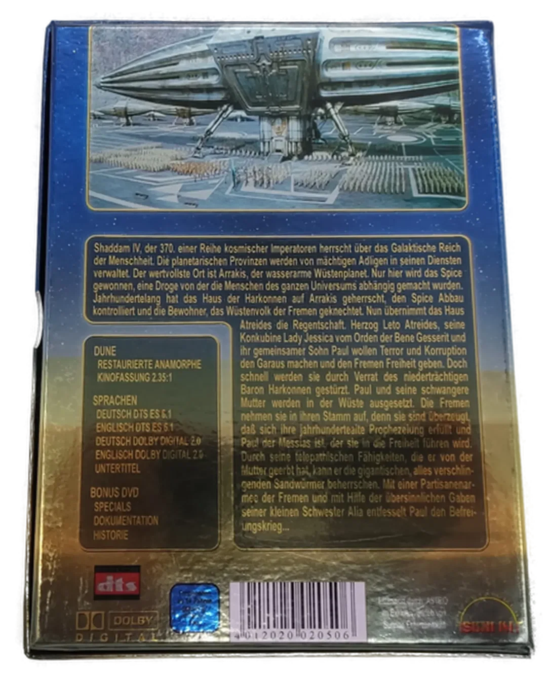 2 DVD's "DUNE" Der Wüstenplanet Paradise Edition  – Bild 2