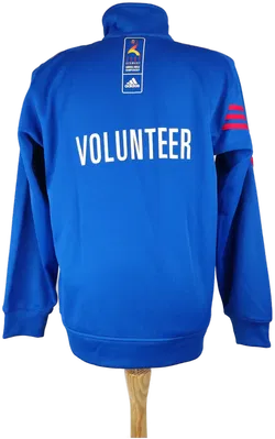 Adidas Unisex Jacke blau- rot/ M o. 38 - Bild 2