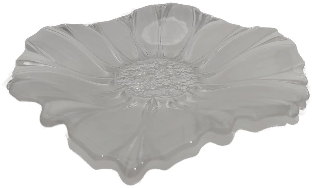 Kristall-Servierplatte Mikasa Transparent | Sunflower Frost - Bild 4