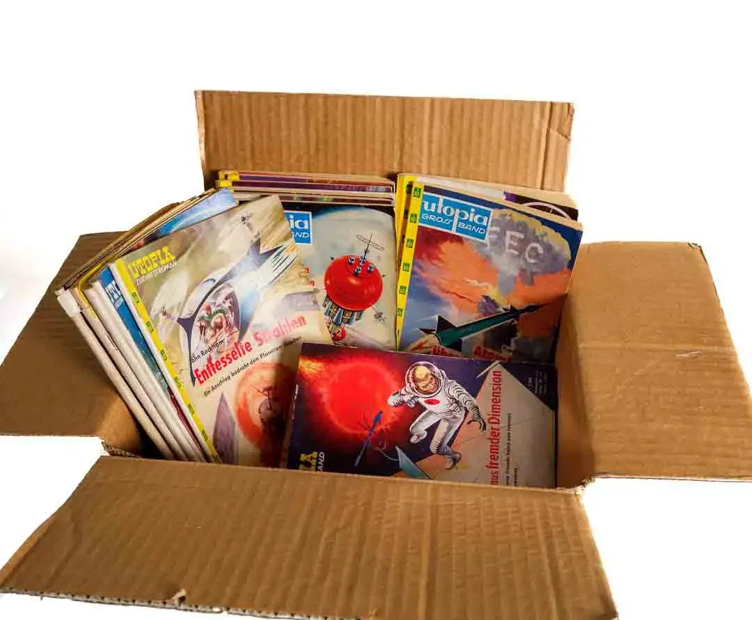 Vintage Pulp Fiction: Eine UTOPISCHE-Vintage-Kiste: UTOPIA Zukunftsromane – 63 Hefte + 19 Großbände (Erich Pabel Verlag) - Bild 2