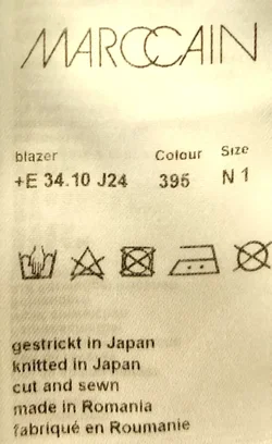 Marc Cain Damen Blazer dunkelblau Gr. XS - Bild 3