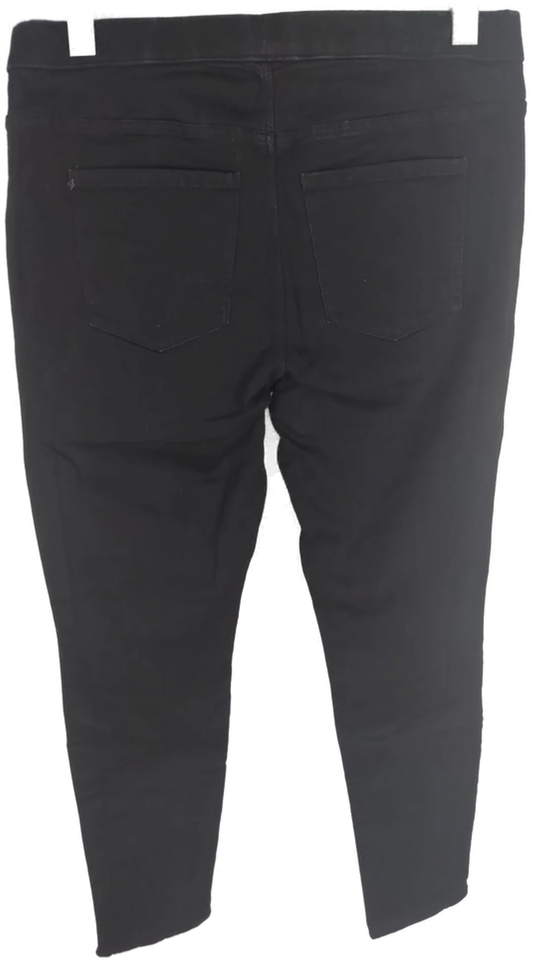 H&M Damen Stretch Jeans mit Gummizugbund, schwarz, Größe 44 – Bild 2