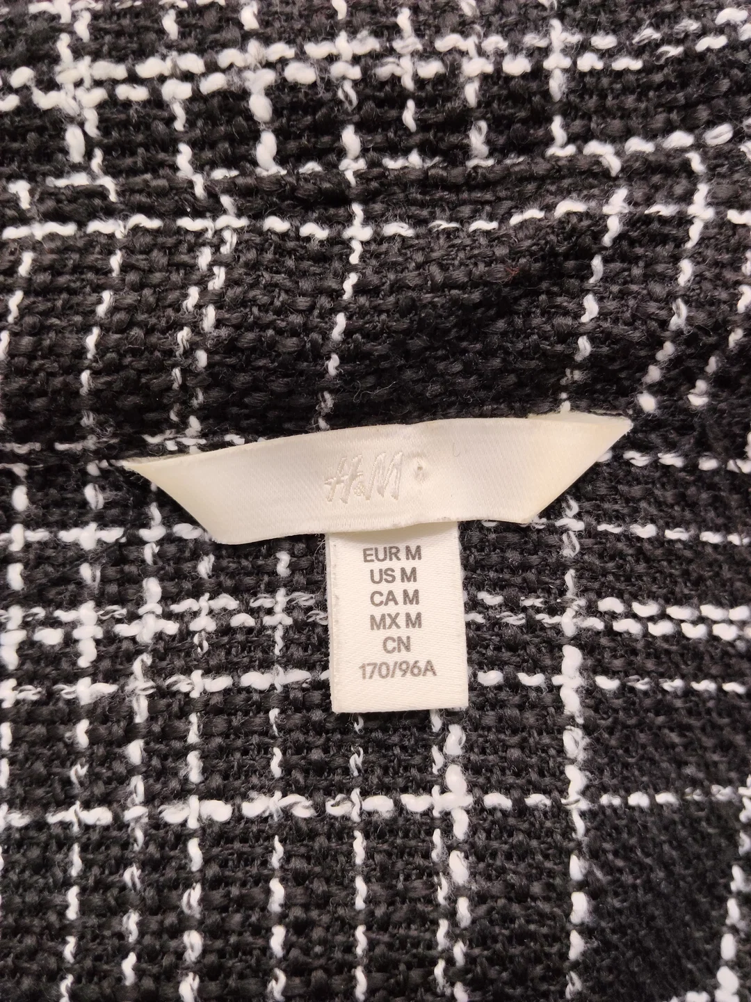 H&M Damenblazer Mit Top Schwarz-Weiß | Retro-Chic – Bild 6