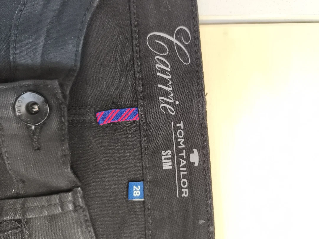 Tom Tailor Jeans "Carrie Slim", schwarz, Gr. 28 – Bild 3