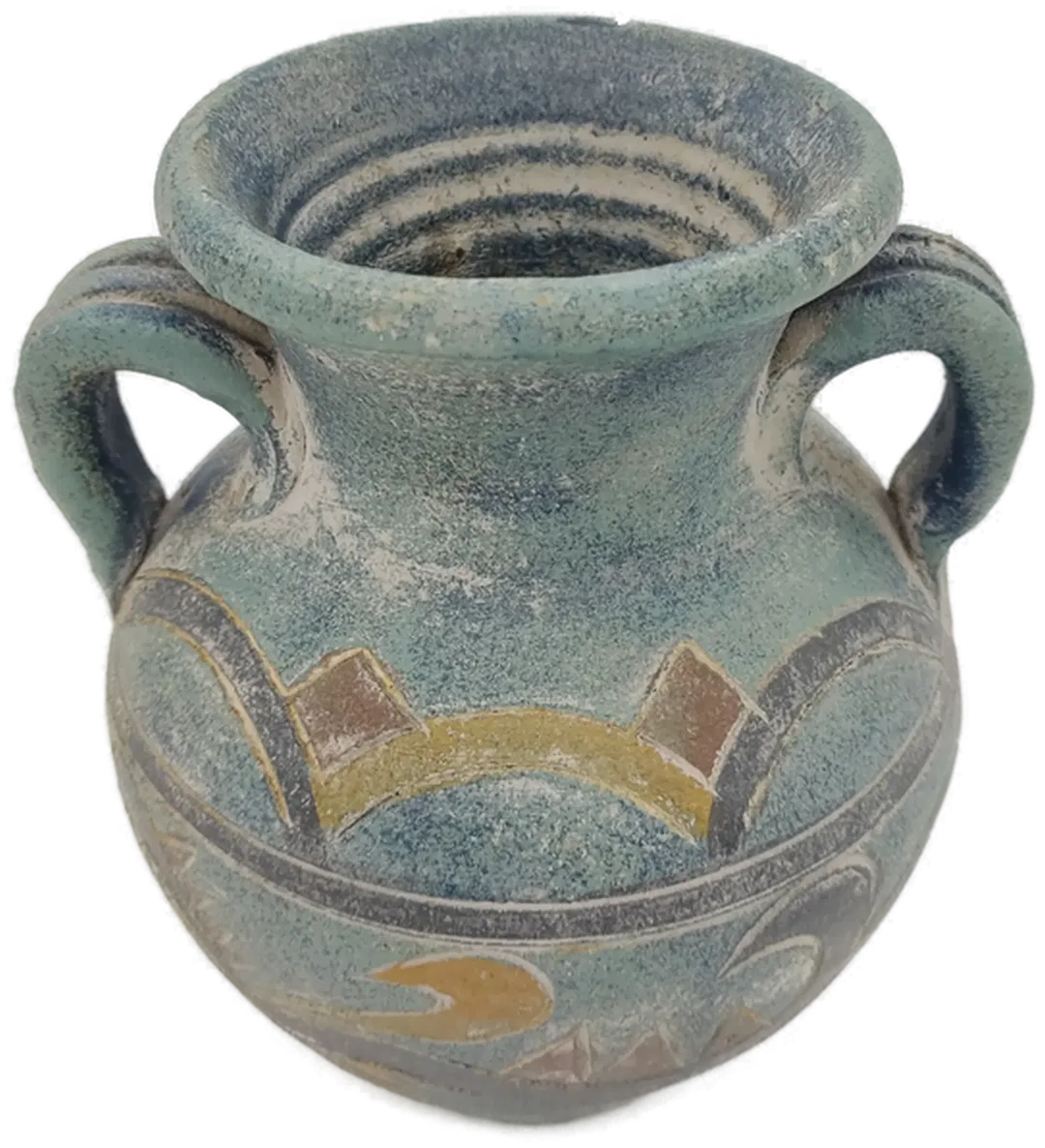 Blumenvase aus Ton ca. 20 cm - Bild 4