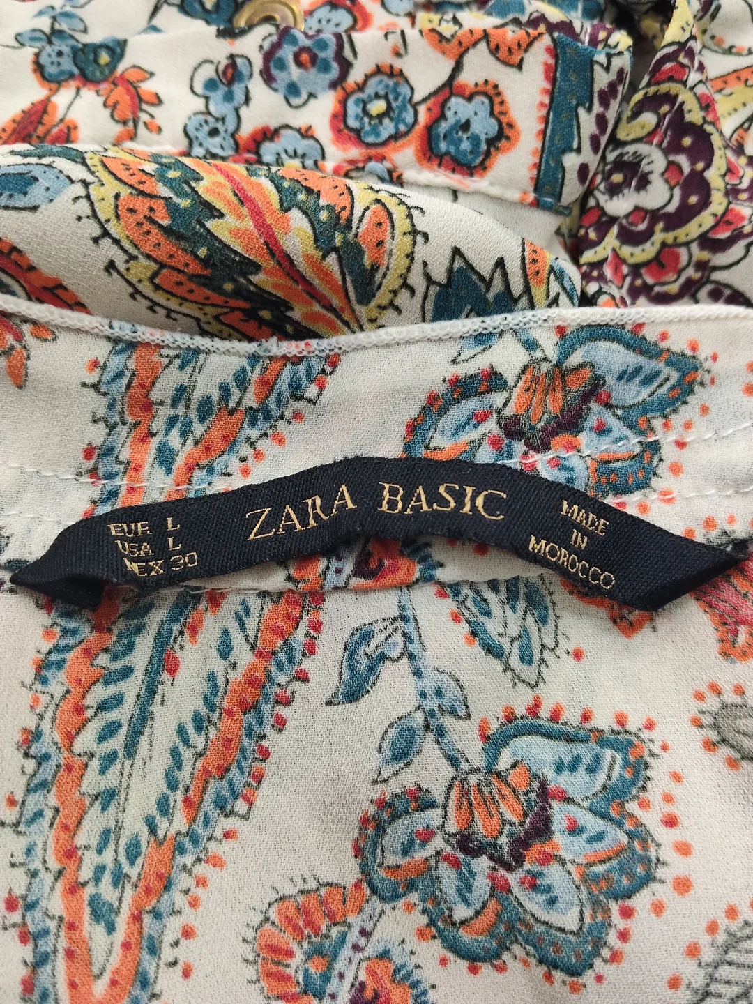 Damenbluse Zara Polyester Geblümt | Leicht & Luftig – Bild 5