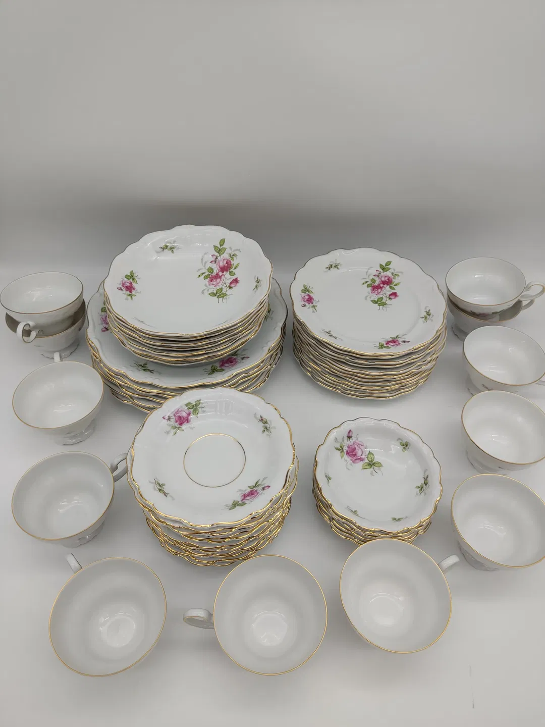 Johhann Haviland Pompadour Moosrose bestehend aus 78 teilen - Bild 1