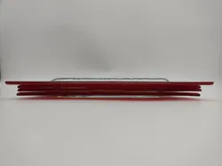 Vintage 4 Stück Große Servierplatten aus Glas. Ø45 cm  - Bild 4