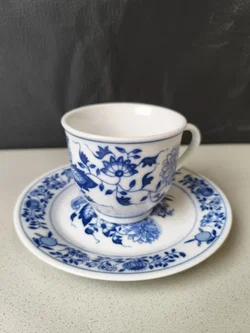 Domestic, 2 Kaffeetassen, Zwiebelmuster  – Vorschau 3