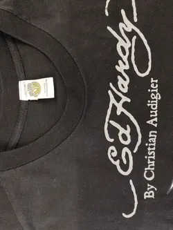 Ed Hardy Herren T-Shirt schwarz Gr. XL - Bild 3