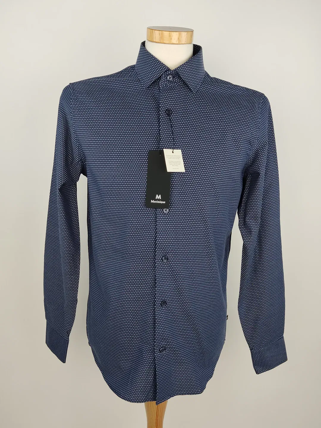 Matinique Herren Baumwollhemd navy - S / 46 - Bild 4