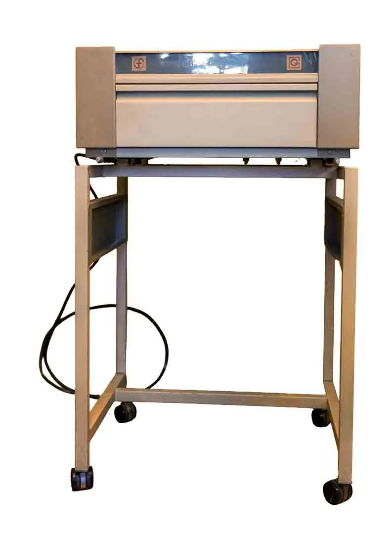 Vintage Profi Aktenvernichter Frank R. Ford, Industrie-Schredder auf Rollgestell - Bild 3