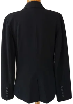H&M Damen-Blazer, schwarz - Gr. 36 - Bild 2
