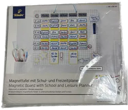 Magnettafel mit Schul und Freizeitplaner inkl. abwaschbarem Stift Tchibo original verpackt 35x30cm - Bild 2