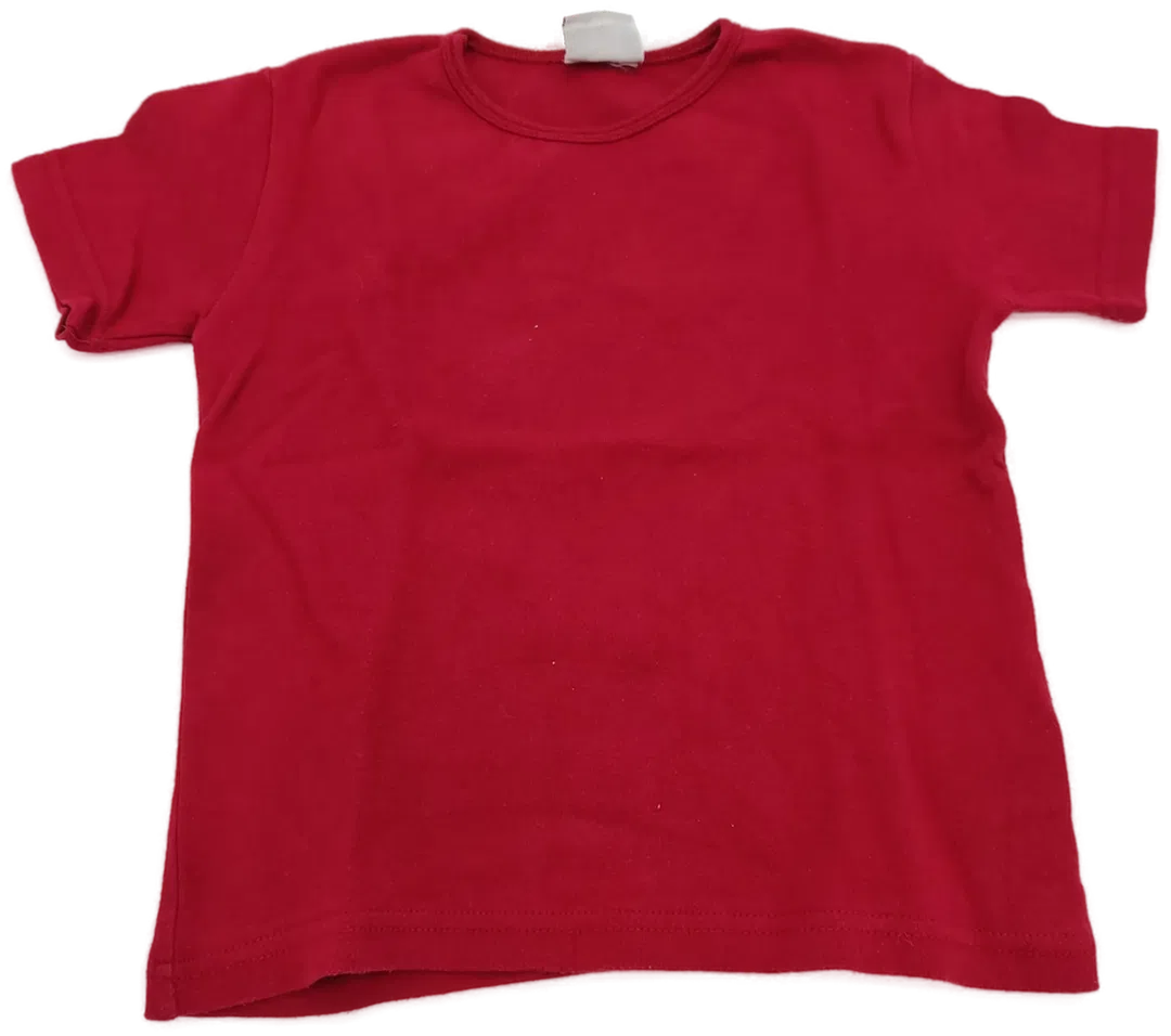 Kikstar Kinderkurzarm T-Shirt rot - 128 - Bild 1