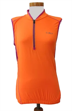 CMP Damen Fahrradtrikot, orange-violett  - Gr. XS / 34