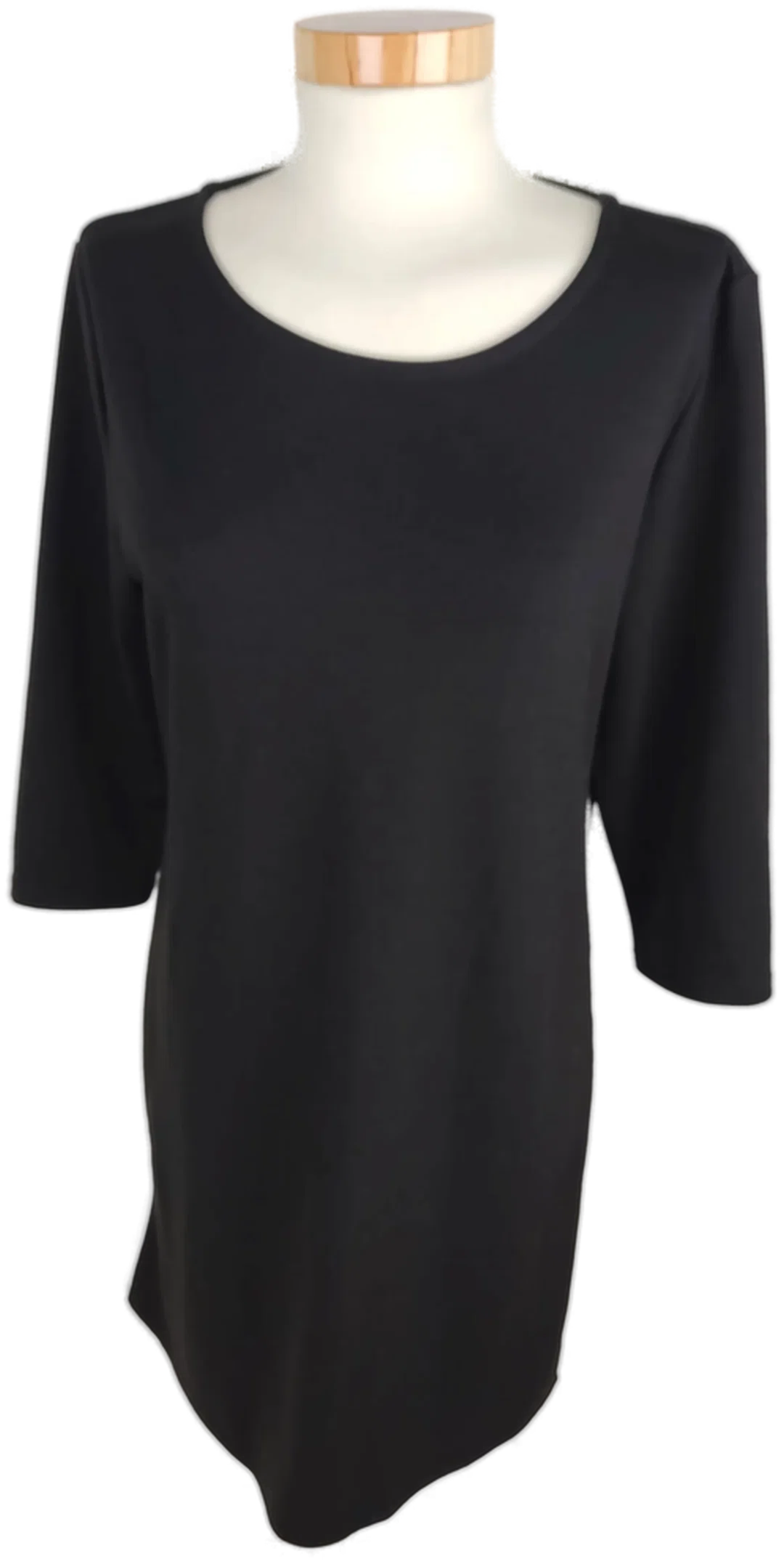 Kleid "Only", dreiviertelarm mit Rundhalsausschnitt, schwarz/weiß, Größe M – Bild 1