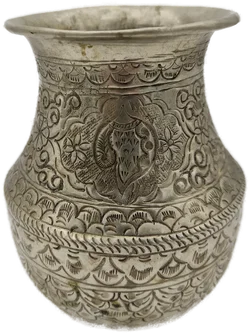 Zinnvase Metal Works Rajkot German Silver | Patina Mit Charme - Bild 1