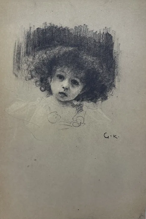 Gustav Klimt Zeichnungen 1 Sammelmappe mit Drucken 1980 – Bild 10