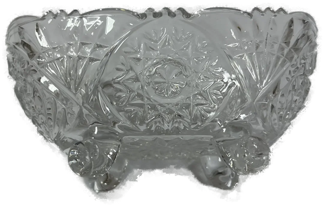Süßigkeitenschale Glas ovel 15 cm lang – Bild 1