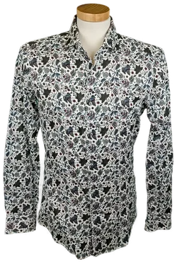 Joop! Slim Fit Herrenhemd gemustert Gr. 40 – Vorschau 1