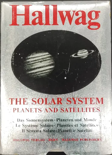 Hallwag Das Sonnensystem Planeten und Monde 1979 Poster – Bild 2