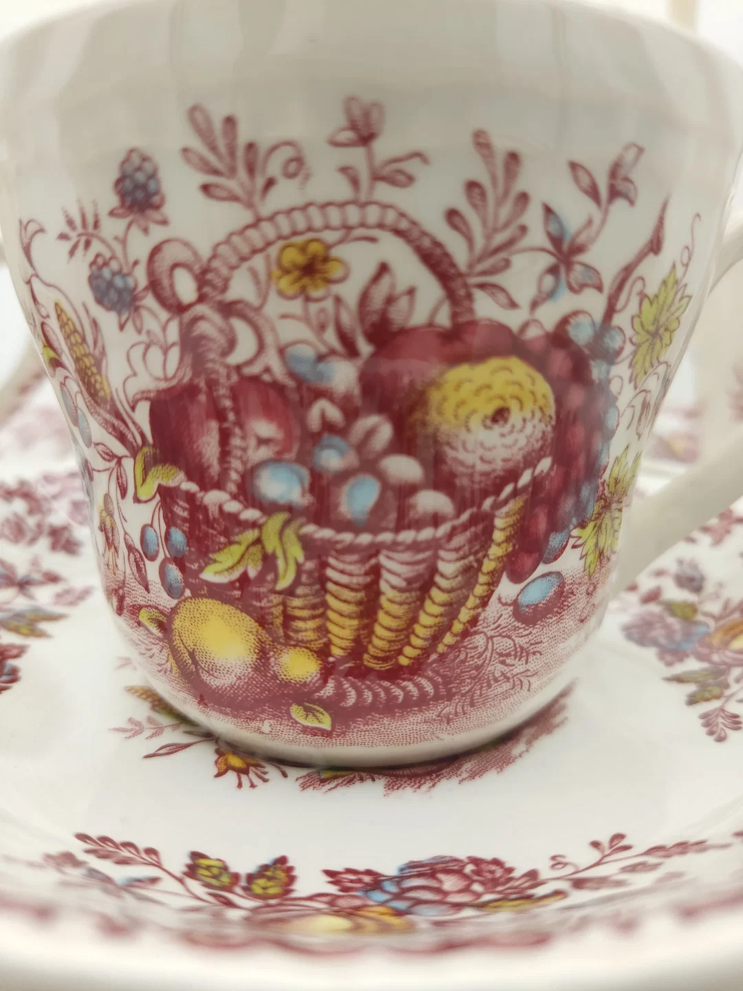 Royal Tudor 'Fruits & Flowers' Kaffee- und Teeservice Keramik | Englischer Schatz – Bild 17