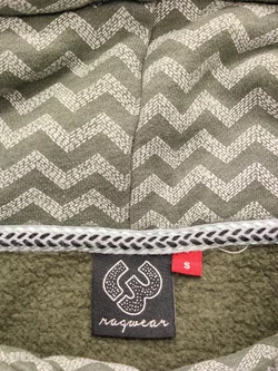 Damenpullover Größe 36 in Olivgrün mit Kragen | Casual-Chic – Vorschau 4
