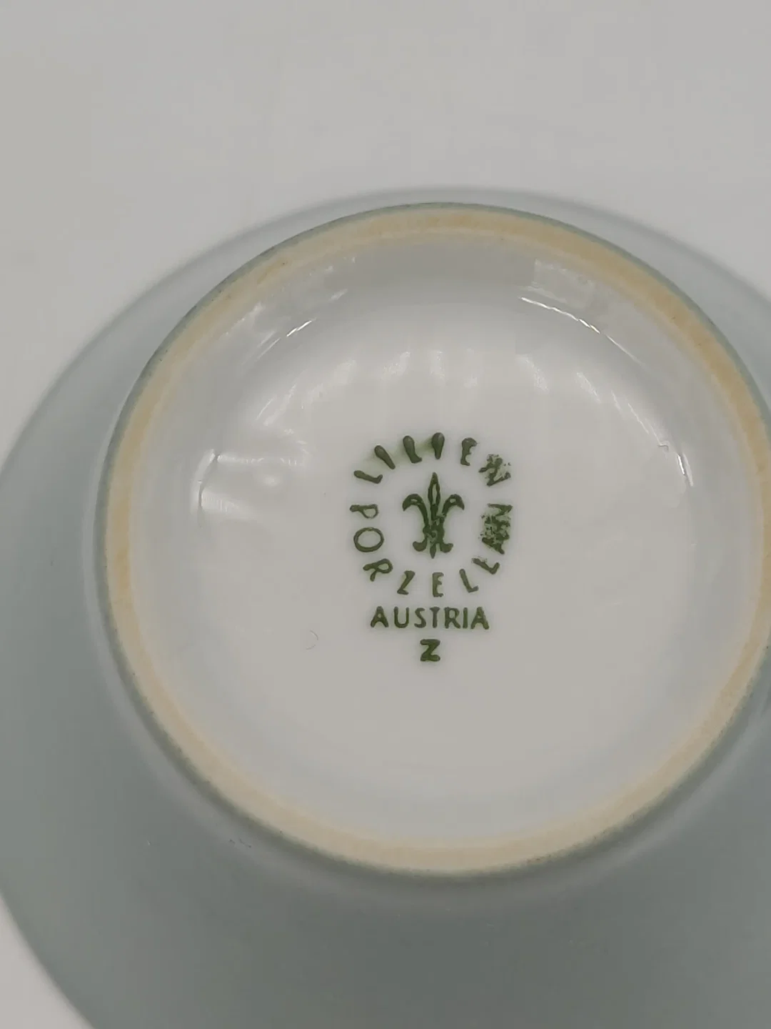 Lilienporzellan Kaffeetasse DAISY 18 - graublau – Bild 3