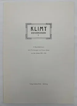 Gustav Klimt Zeichnungen 1 Sammelmappe mit Drucken 1980 - Bild 3