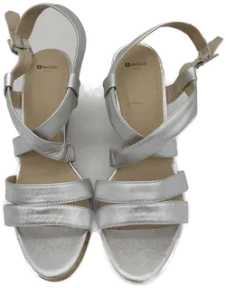 Minozzi  Milano Damenriemensandalen, silber, Größe: 40 - Bild 1