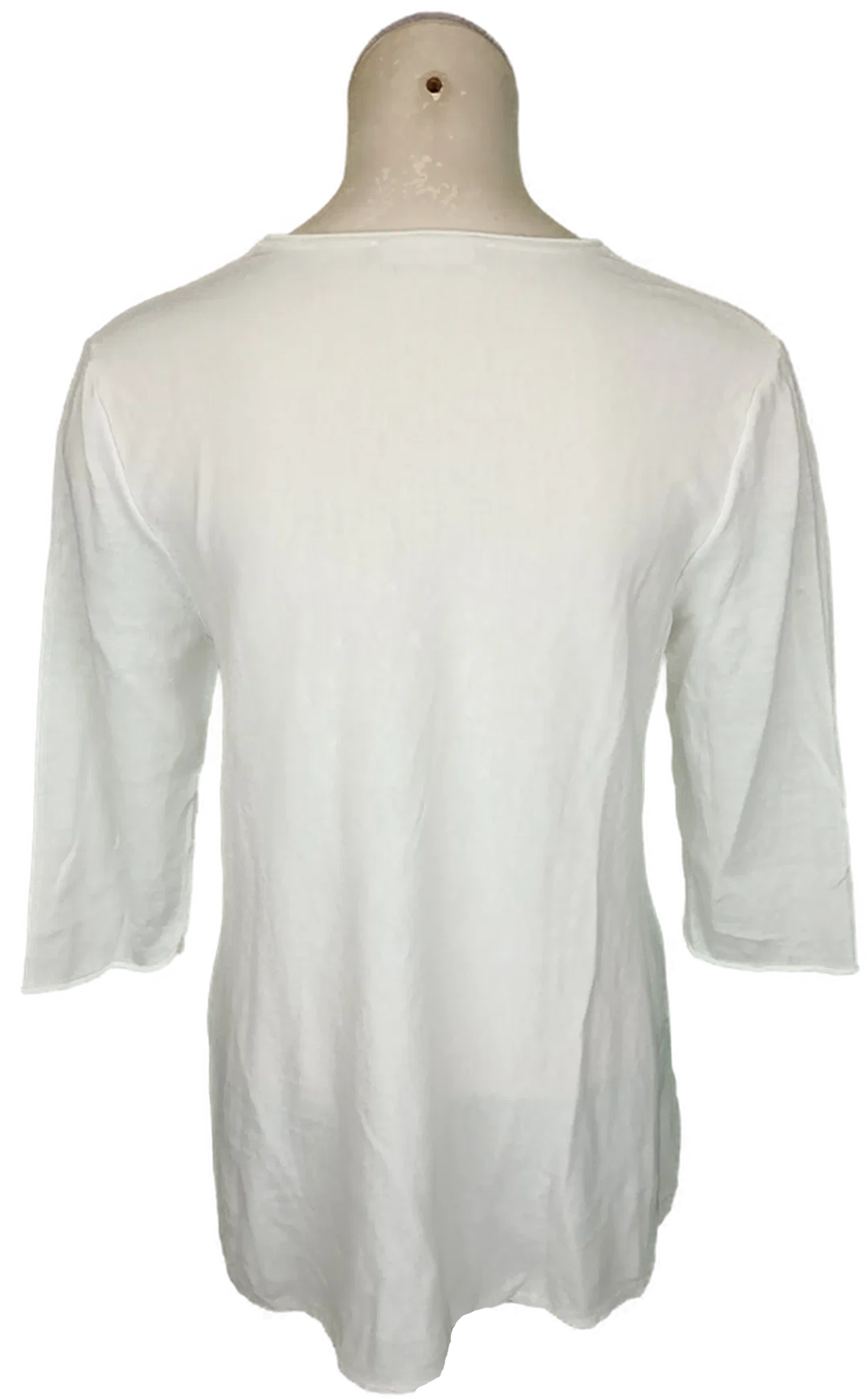 Stefanel Damenshirt weiß Gr. L – Bild 2
