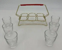 Vintage-Schnapsgläser-Set / 6 Stück  - ca. 1950 – Vorschau 2