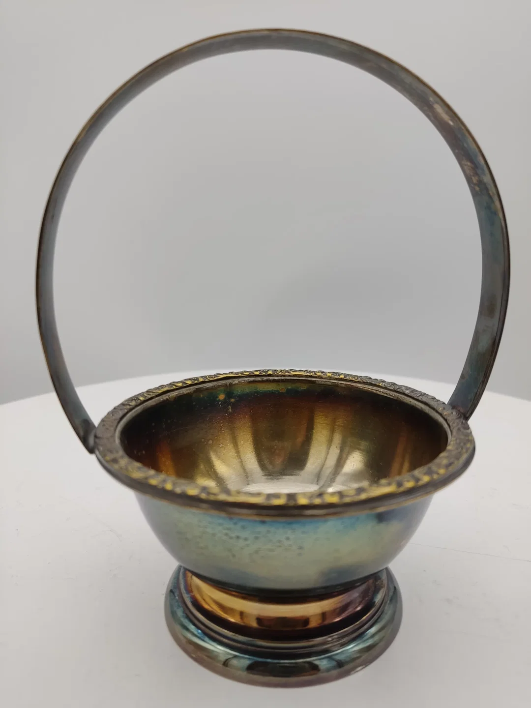 Metall-Henkelschale | Patina-Charme – Bild 2