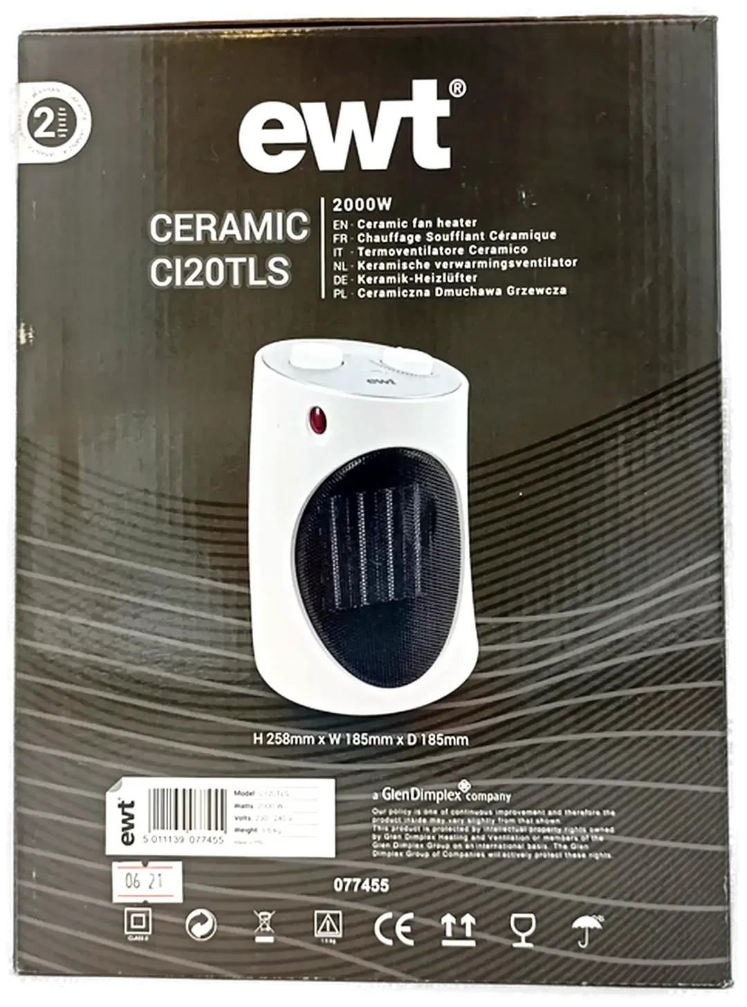 ewt CERAMIC C120TLS - Keramik Heizlüfter (OVP) - Bild 1