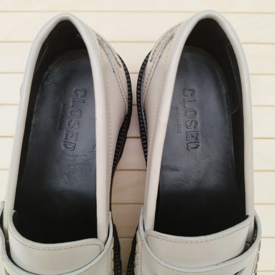 CLOSED Leder-Loafer, beige, Gr. 39 – Bild 7